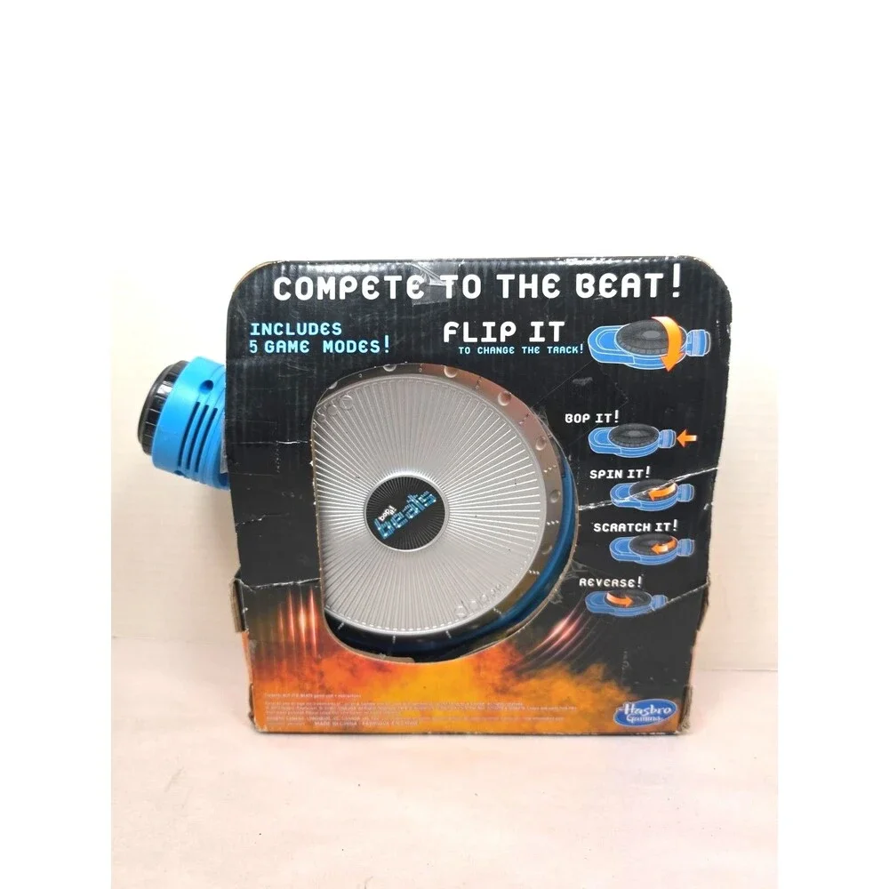 Hasbro Bop It Beats Electronic Handheld DJ Turntable Family Party Game